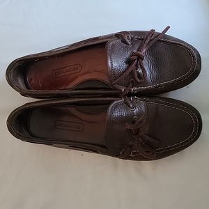 Coach Leather Driving Moccasins